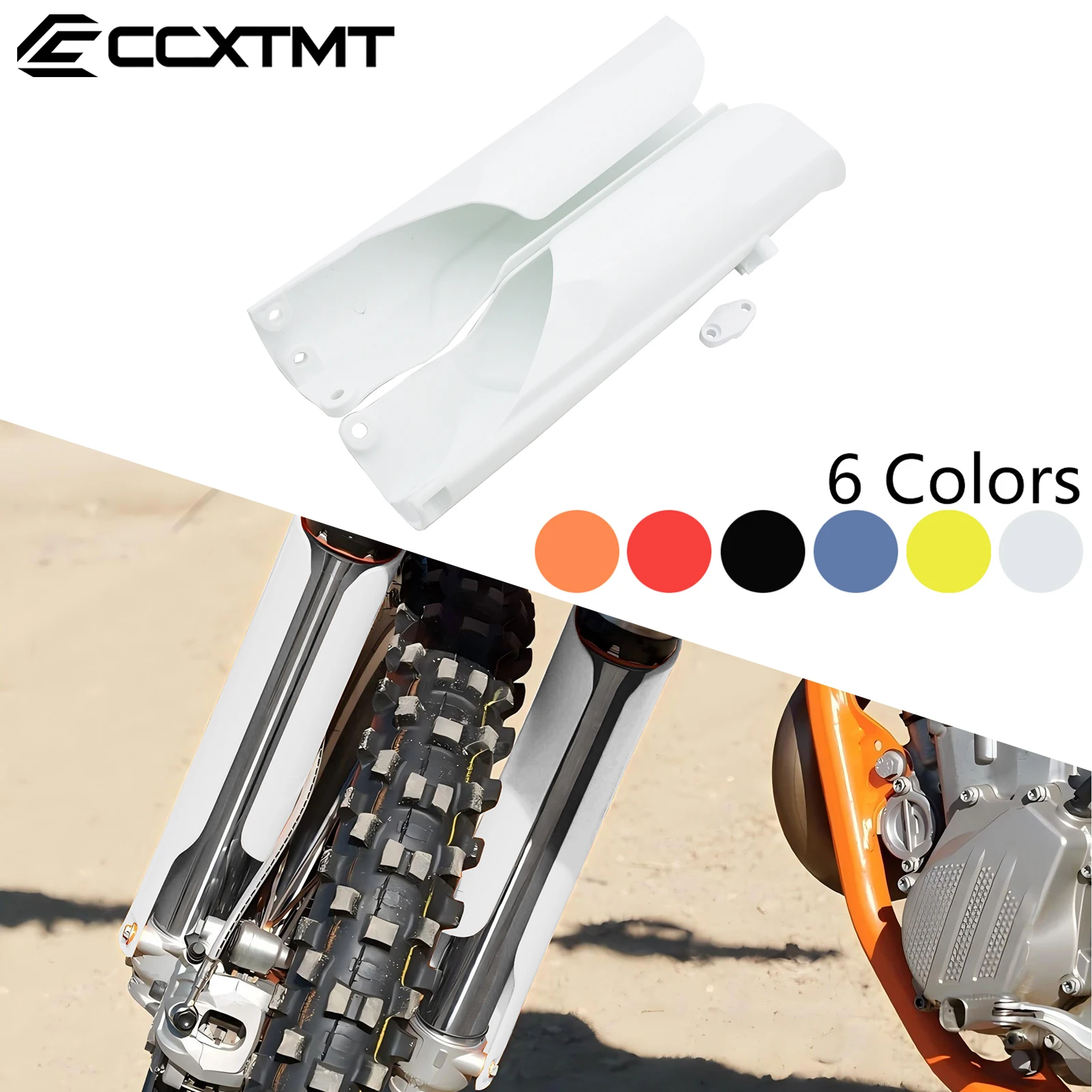 Motorcycle Fork Protector Guard Front Shock Absorber Cover For KTM 2016-2023 2024 EXC EXCF SX SXF XC XCF XCW XCFW XWF 125-500CC