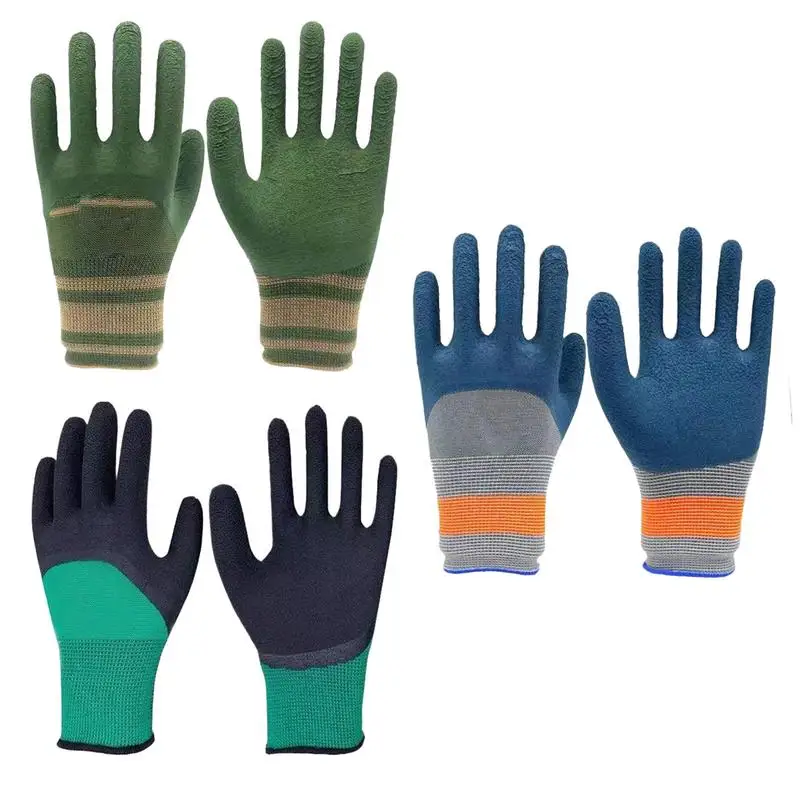 

Womens Gardening Gloves Yard Work Gardening Gloves Puncture-Resistant Rubber Tools Thorn-Proof Waterproof Accessories