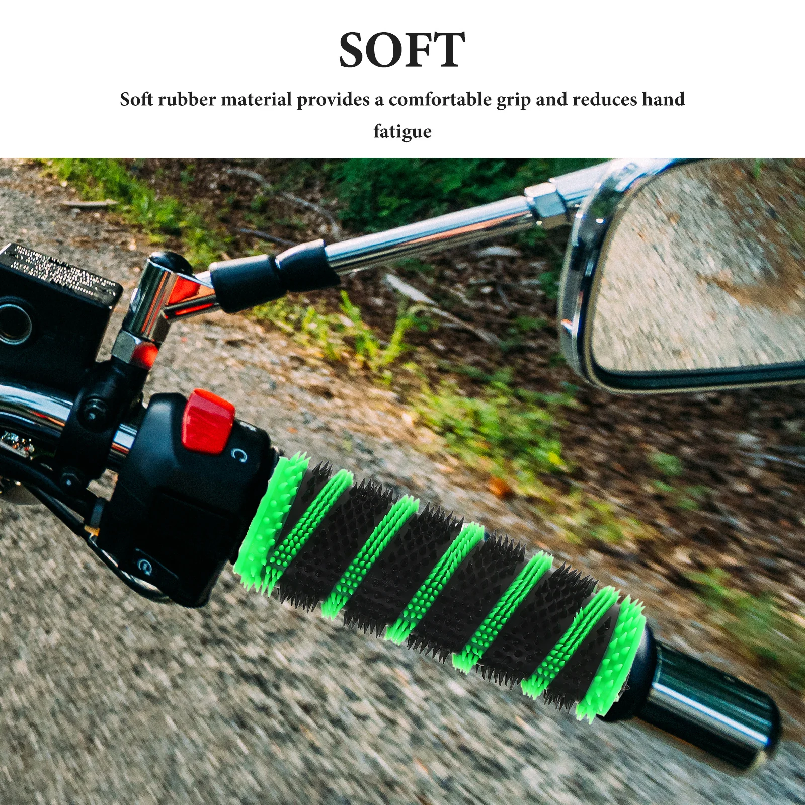 

4 set Motorcycle Handlebar Grips Covers 7/8 Motorbike Grips Sleeve Soft Textured Anti-Slip Durable For Brake Clutch Lever