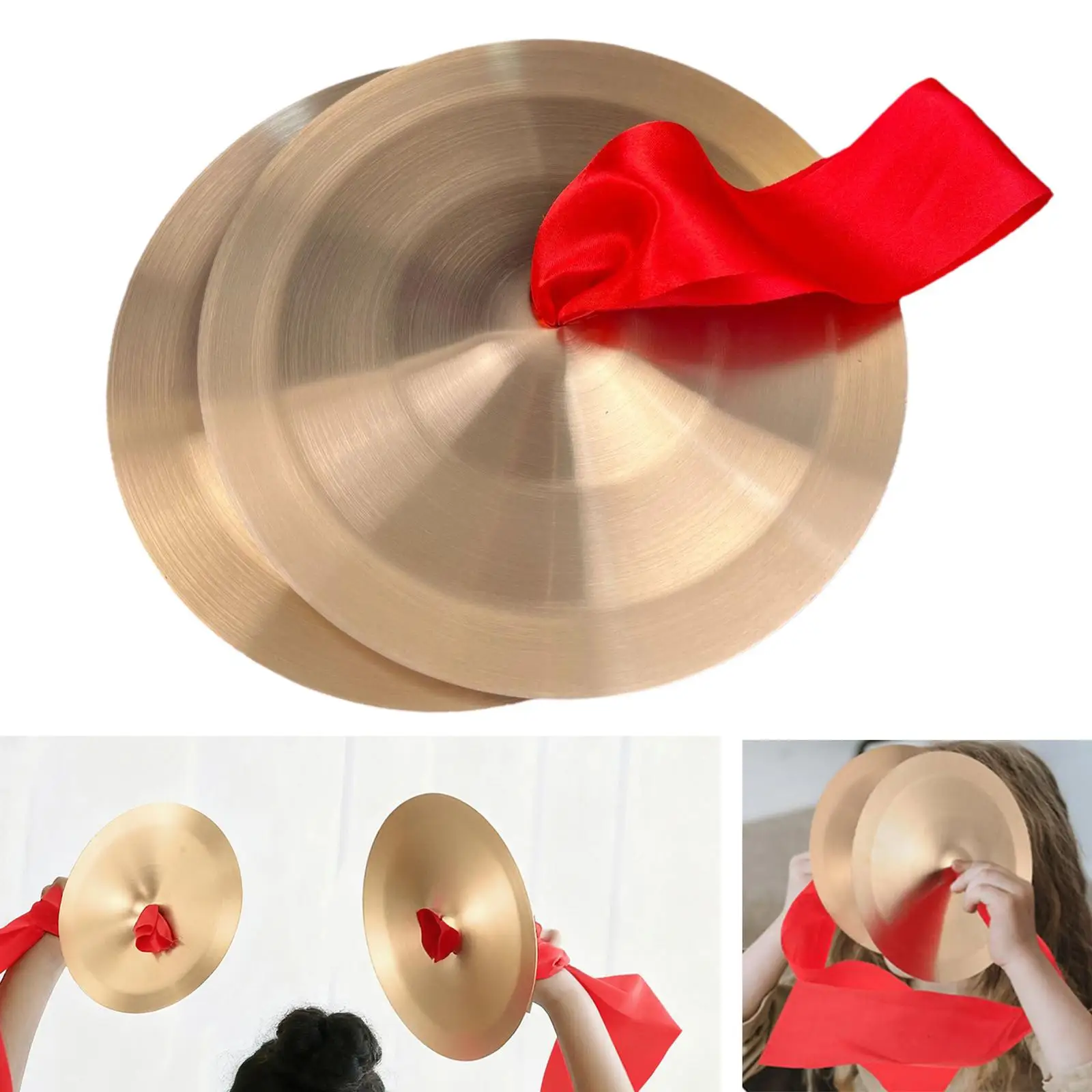Hand Cymbals Small Percussion Instrument Musical Instrument Musical Toys for Activities Party Kids Adults Beginner Drum Players