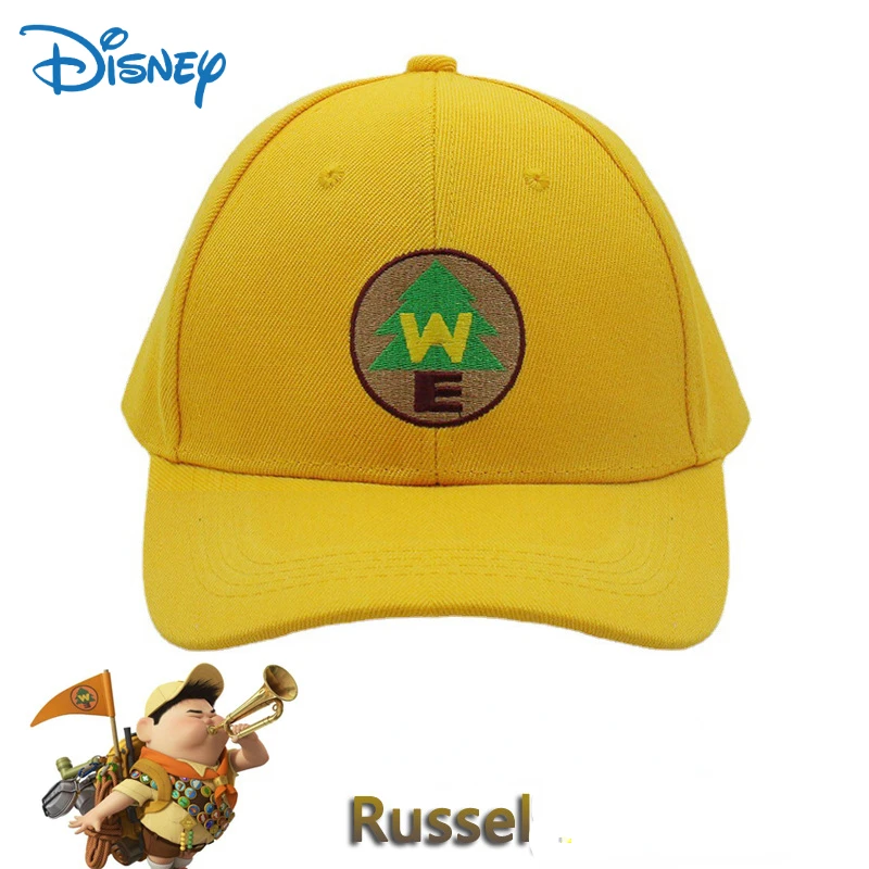 Disney Cartoon Up Flying Ring Travel Cute Baseball Hat Boys Girls Hip Hop Breathable Cap Russel Adjustable Birthday Gift