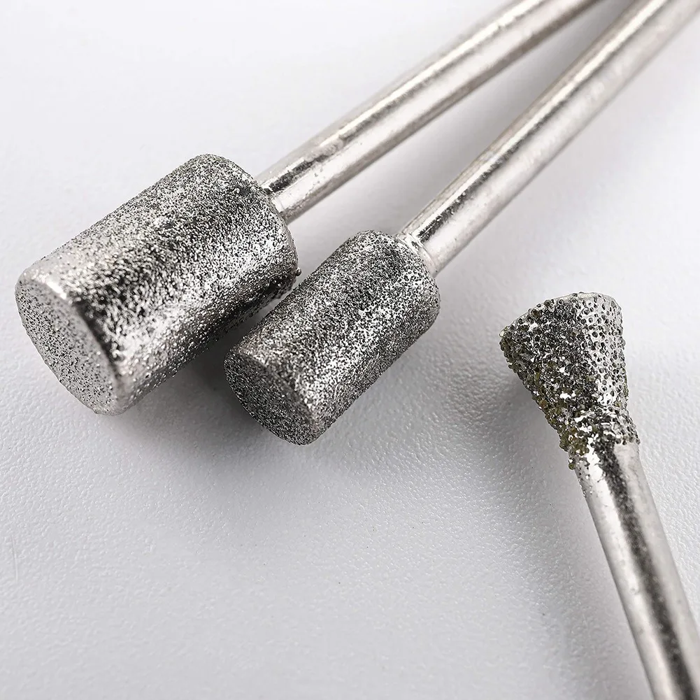 

B03C-43Pcs Stone Carving Set,26 Diamond Burr Bits, 10 Impeller,4 Diamond Cutting Wheel,3 Metal Mandrel,Polishing Rotary Tools