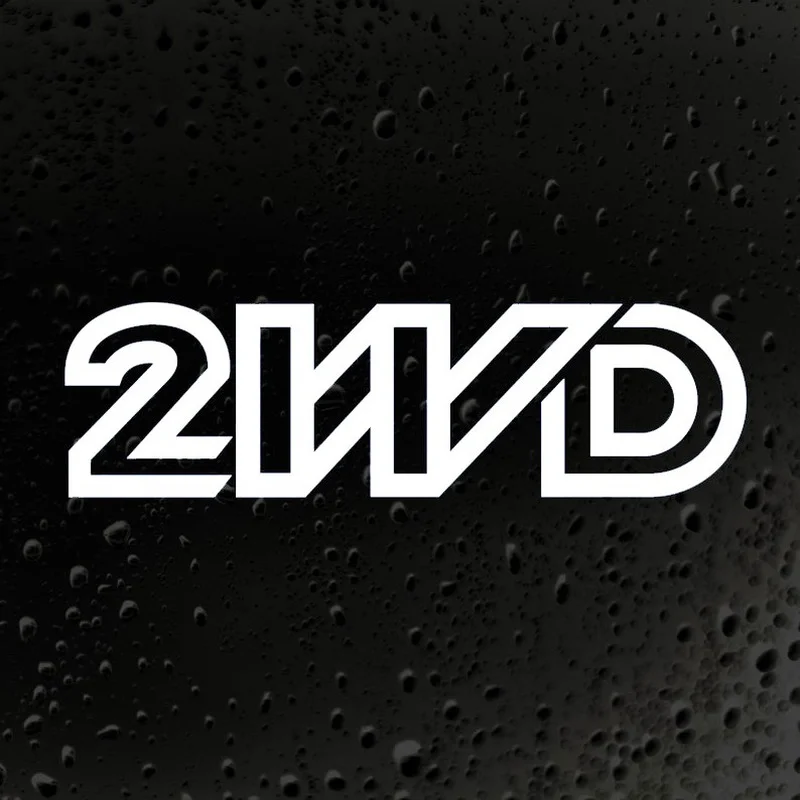 Decals Exterior Accessories 2WD Vinyl Car Sticker Fashionable Rear Windshield Car Styling Decor Creativity Decal F90