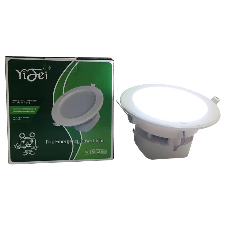 Emergency Ceiling Downlight 4 Inch Led Lighting Emergency Downlight Recessed Hanging Dual Purpose Widely Used In Public Places