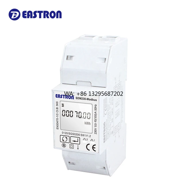 

SDM630 100A Series One Phrase Three Phase Multifunction Energy Meter, Power Monitoring Suitable for deye Growatt