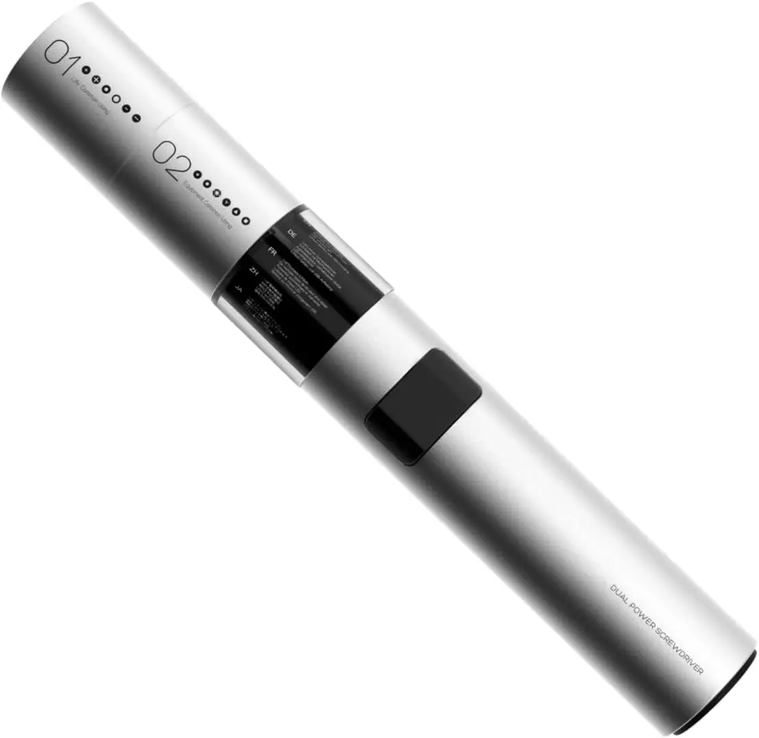 

Набор литиевых бытовых отверток с двойным питанием, комплект электрических отверток Электрический Максимальный крутящий момент 0,9 Нм; Ручной Максимальный крутящий момент 3 Нм