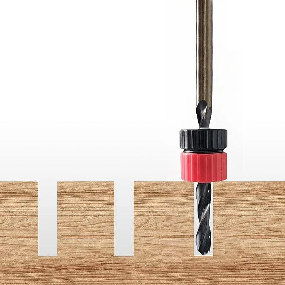 1/3 قطعة مثقاب الخشب قابل للتعديل عمق توقف 3-13 مللي متر مثقاب الخشب وقف طوق رمح الحد متري قفل الموضع ثقب دليل أدوات الأعمال الخشبية