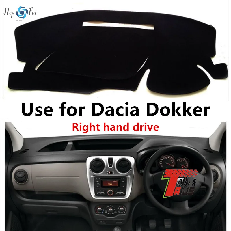 Taijs Right Hand Drive Car Dashboard Mat Dash-Mat for Dacia Dokker Sunshade Good Polyester Material Hot Sell in Summer