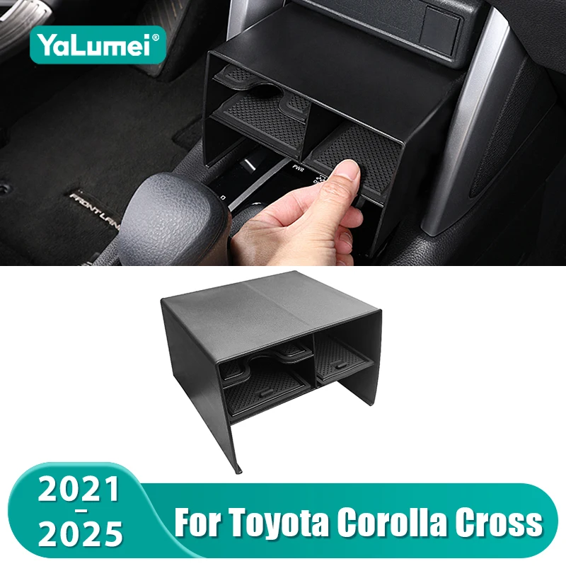 Für Toyota Corolla Kreuz XG10 2021 2022 2023 2024 2025 Hybrid Auto Zentrale Konsole Lagerung Box Organizer Halter Zubehör