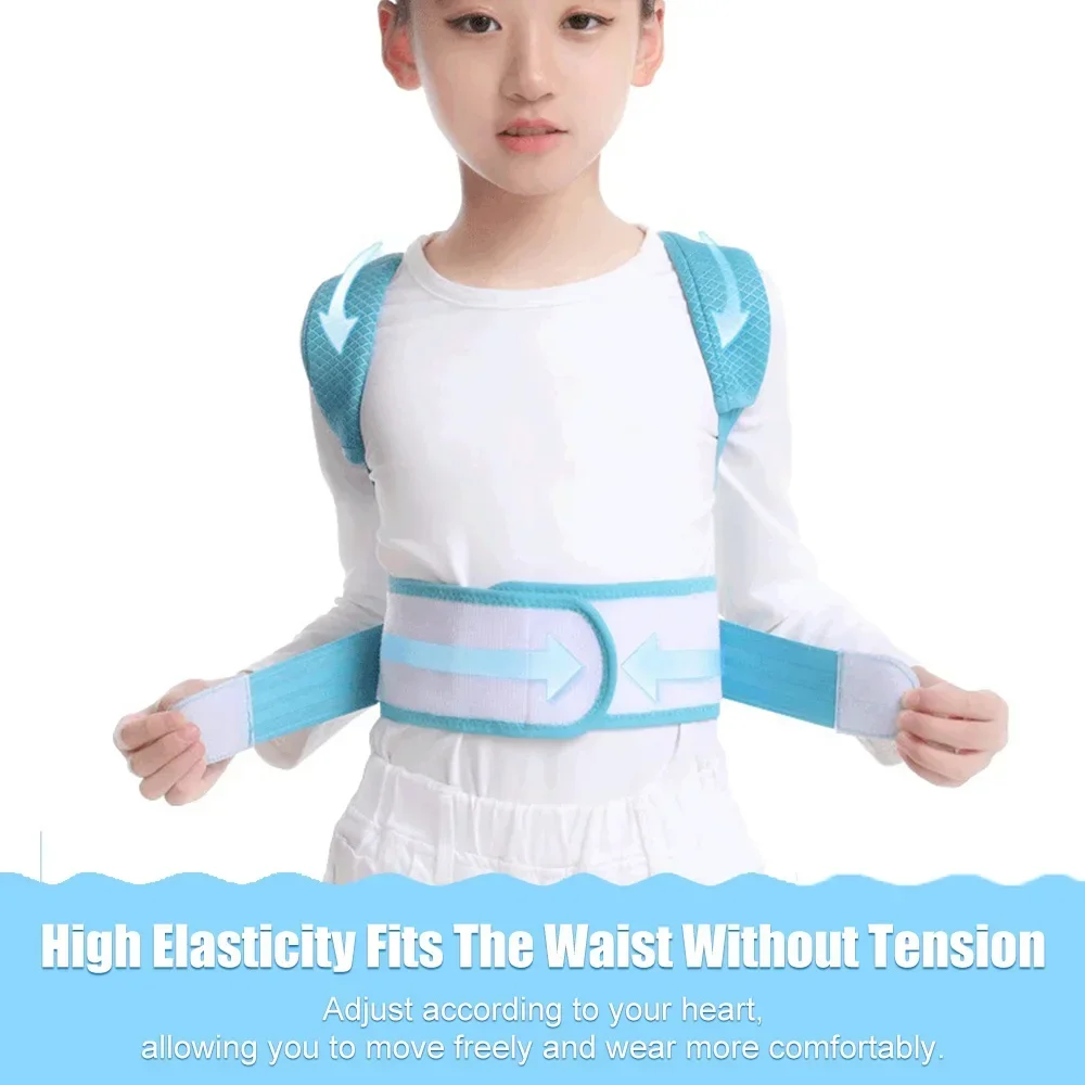 Spine Back Posture Corrector Orthopedic Corset Shoulder Lumbar Wasit Support Correction for Kid Child Teen Straighten Upper Belt