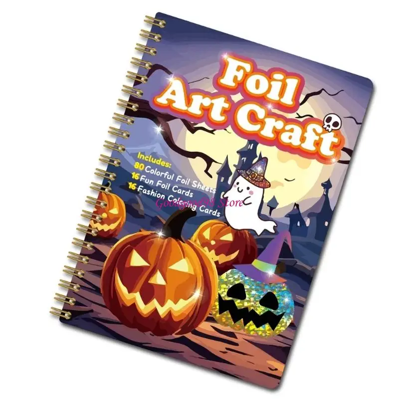 Fun Foil Art Coloring Book Set For Parties Hands On Learning And Creative Play 