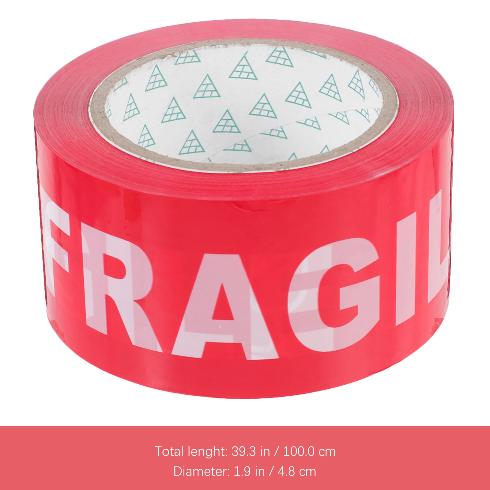 Fragile Warning Tape for Packaging Moving Shipping Adhesive Decals Red Polyethylene Film Boxes Labels Sealing Stickers