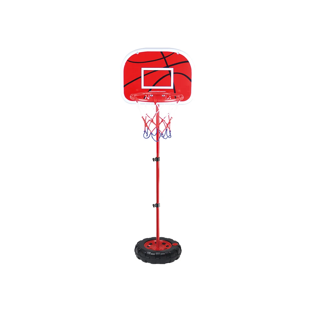 

2025 52CM Red Mini Basketball Hoop Set Portable Indoor/Outdoor Adjustable Stand with Plastic Structure Kids Toys