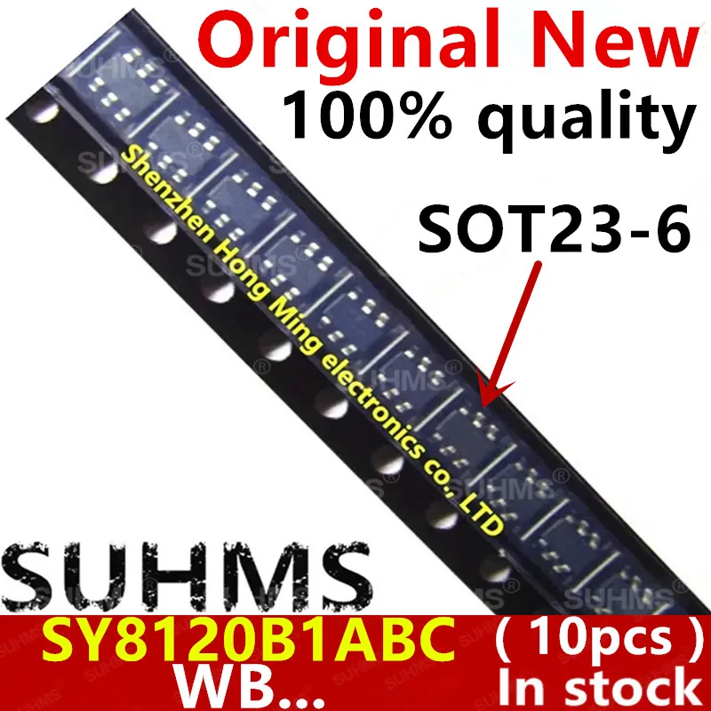 (10piece)100% New SY8120B1ABC SY8120B1AB SY8120B1A SY8120 WBDEA WB.... SOT23-6