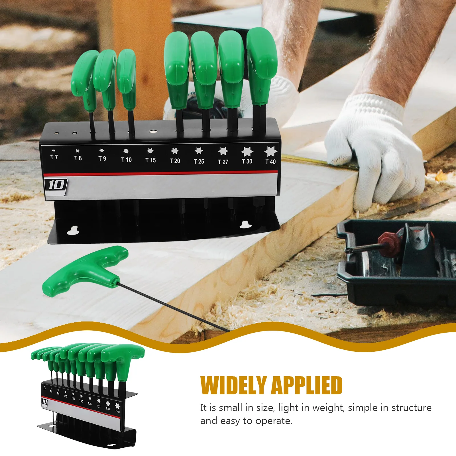 

1 set 1 Set Screwdriver Kit T-Shape Screwdrivers Non-Slip Home Repair Tool Household Hand Tool Multi-Purpose Star Driver