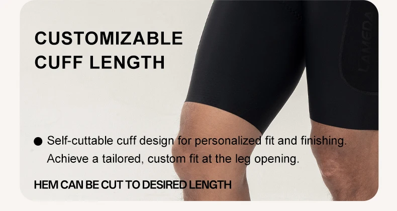 LAMEDA Herren-Radsport-Trägerhose, professionelle Radsport-Träger, 6-Stunden-Pads, hohe Taille, Fahrrad-Shorts, atmungsaktive Rennrad-Bekleidung – Detail 31