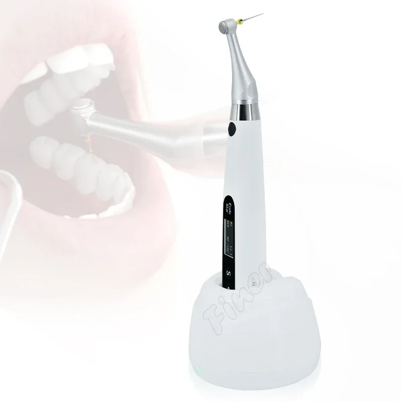 

Wireless Endodontic Treatment cordless endo motor with apex locator for den tal treatment with 16 : 1 Contra Angle Head