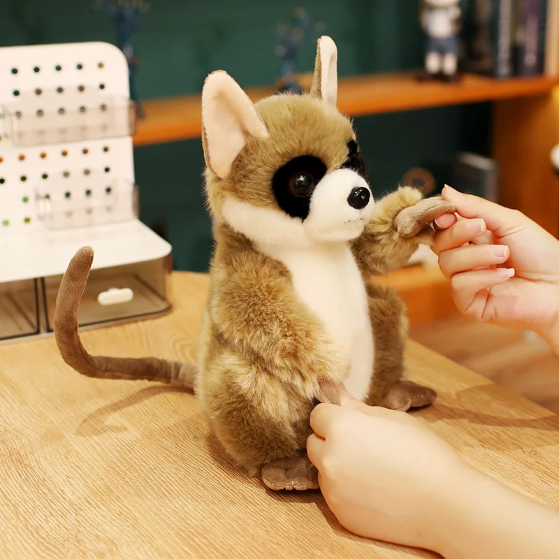 Gesimuleerde aap pluche knuffel maki kussen om pop erker te kalmeren decoratie verjaardagscadeau voor kinderen vrienden