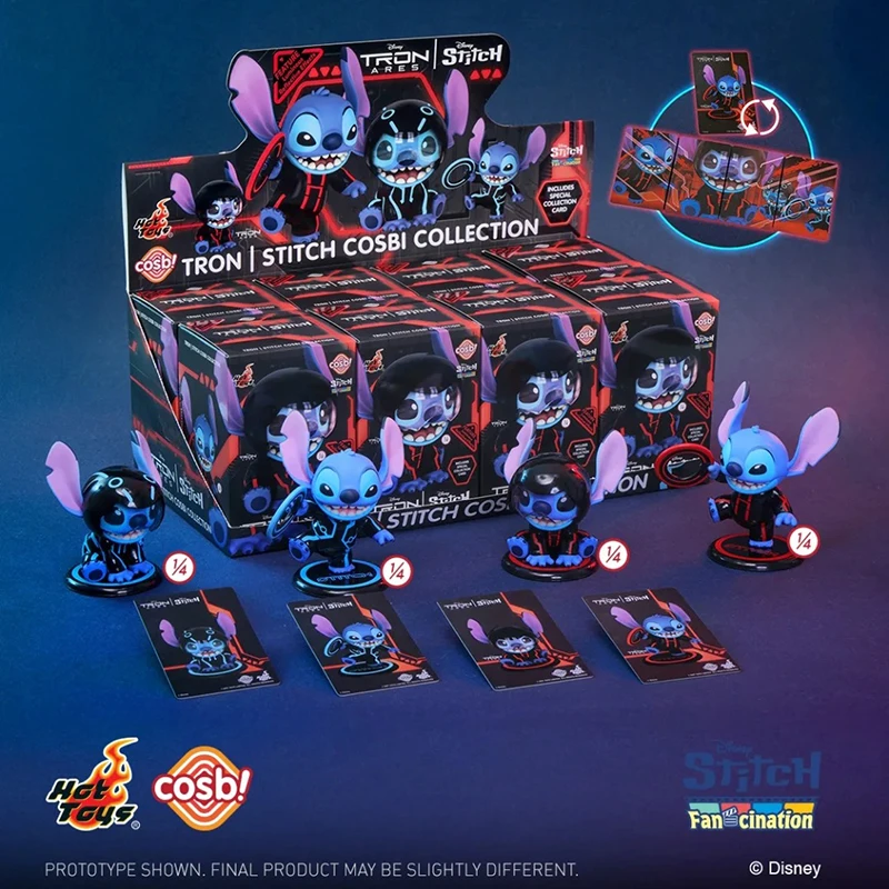 

Hot Toys Stitch fanatica Series COSBI Blind Box Stitch Mini Pvc Figures Cute Collectible Toy For Disney Kid Gift Genuine