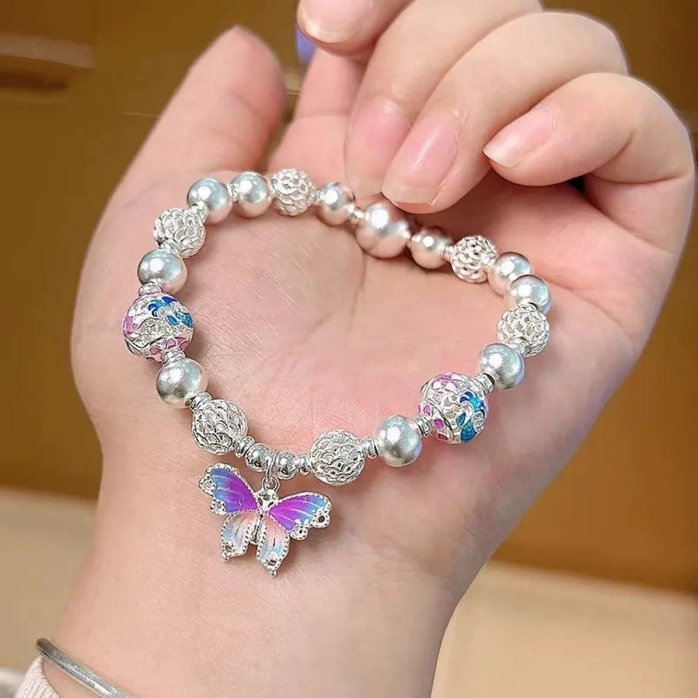 

Broken Gold Half Pearl Bracelet Women's Japan and Korea Retro Style Bracelet Niche Design Hand Jewelry