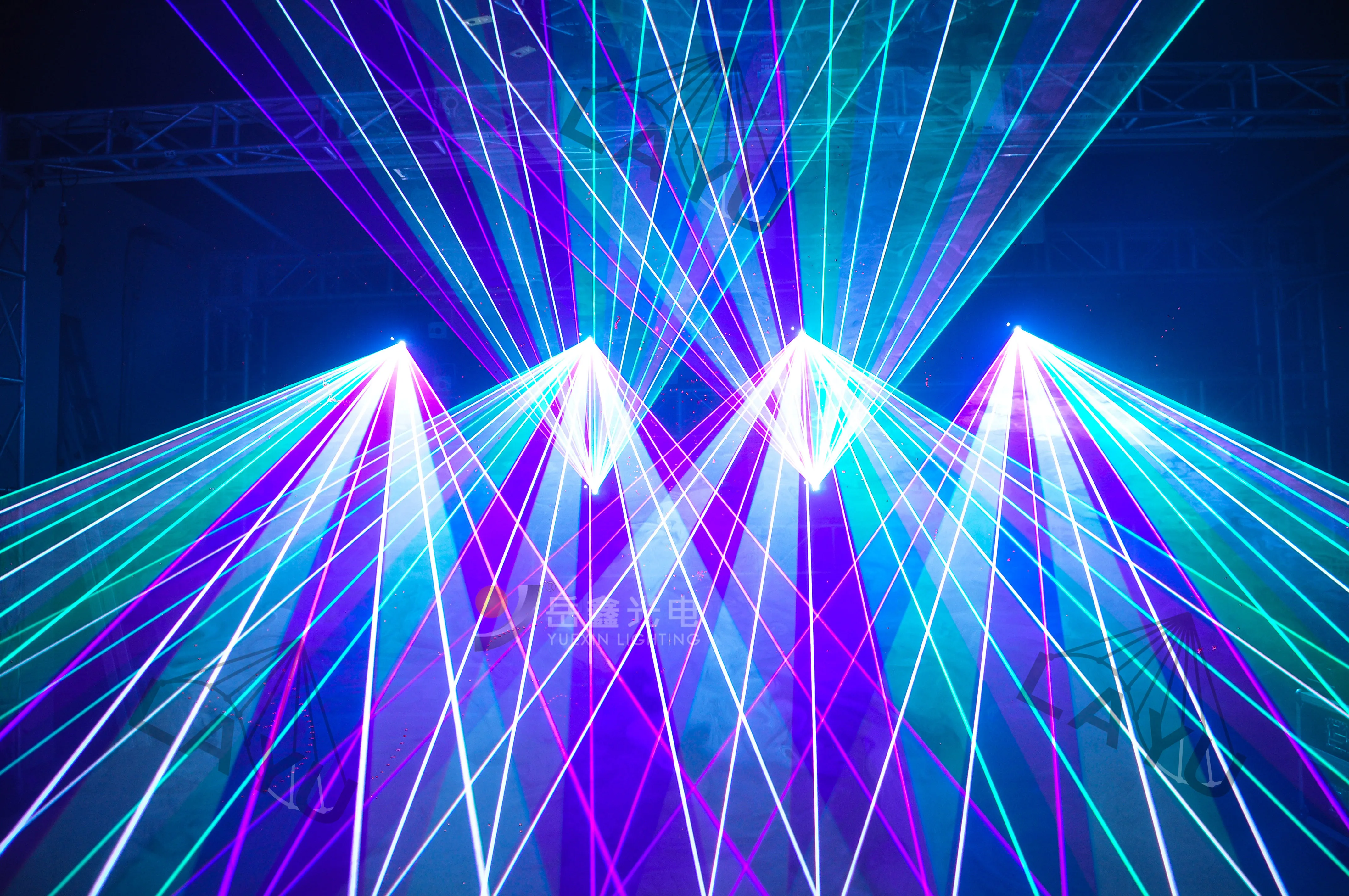 Animação de alta potência DJ RGB Laser Light 20W ILDA Animação DMX Discoteca dj Stage Light Party