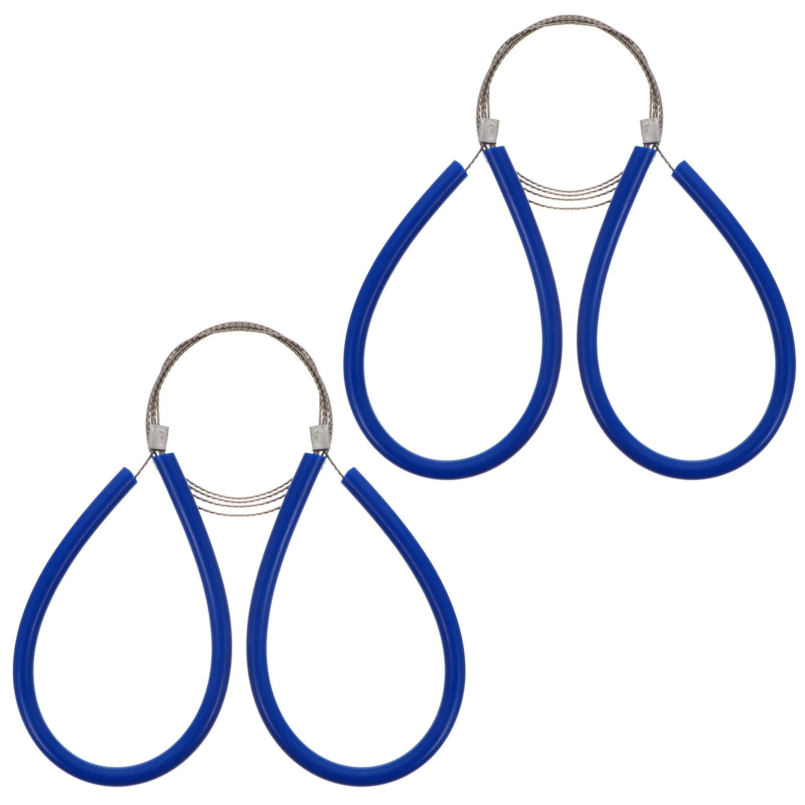 

2pcs Sting Saw Blue Stainless Steel PVC Handle Camping Outdoor Wire Emergency Survival Tools Tree Cutting Reusable