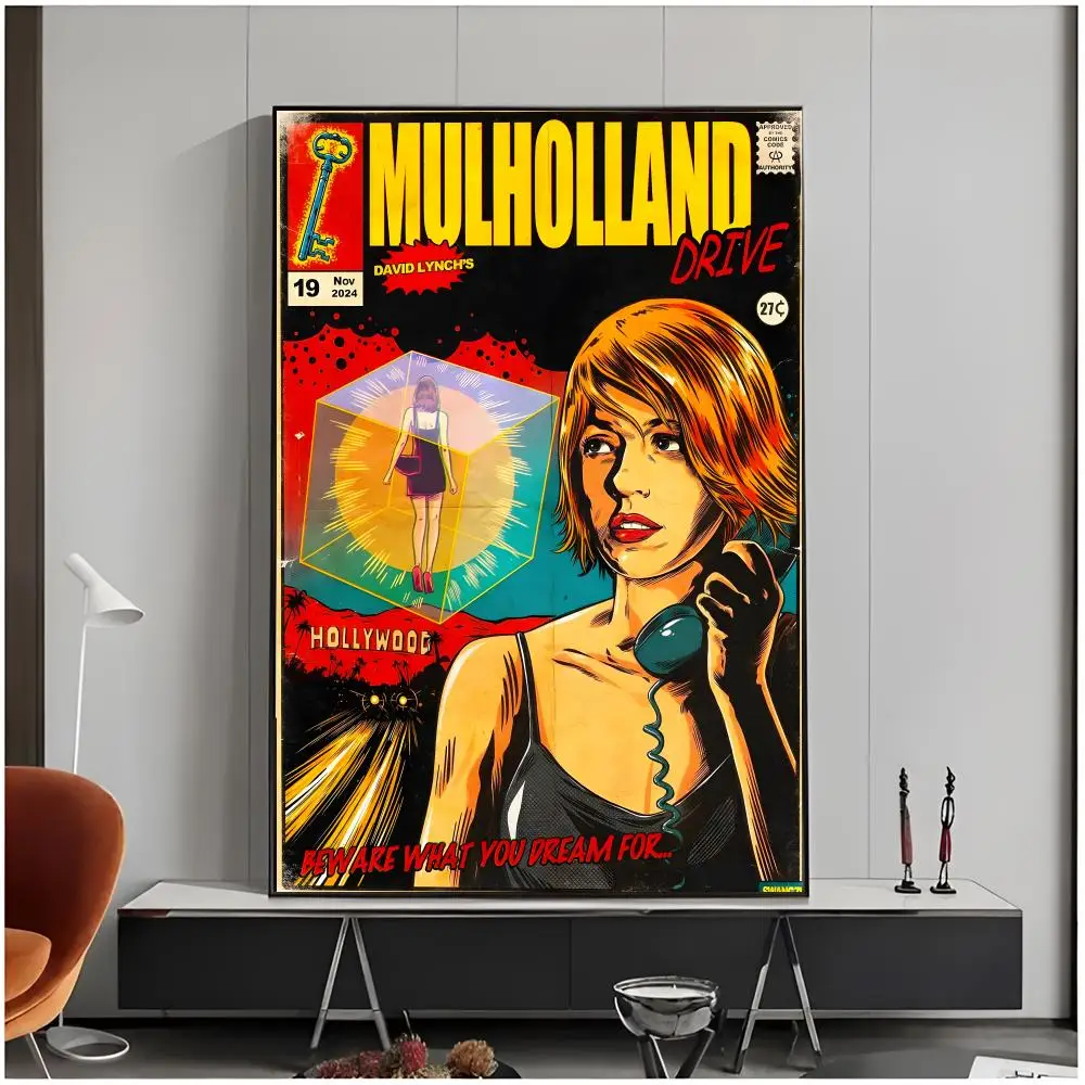 Movie Thriller M-Mulholland Drive Poster Living Room Bedroom Decorative Print Unframed Decor