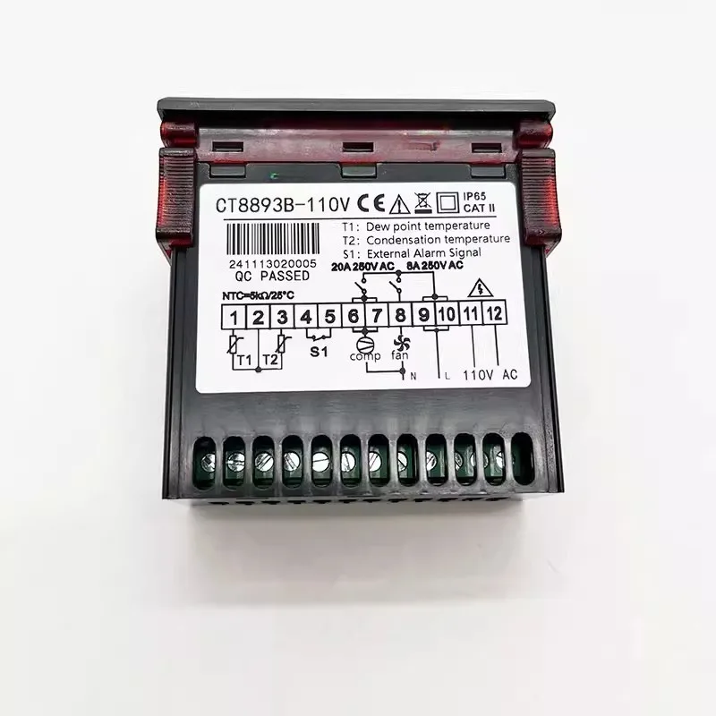 

Терморегулятор сушилки CT8893B, термостат охладителя угля CT8893HL, датчик точки росы для конденсационных установок