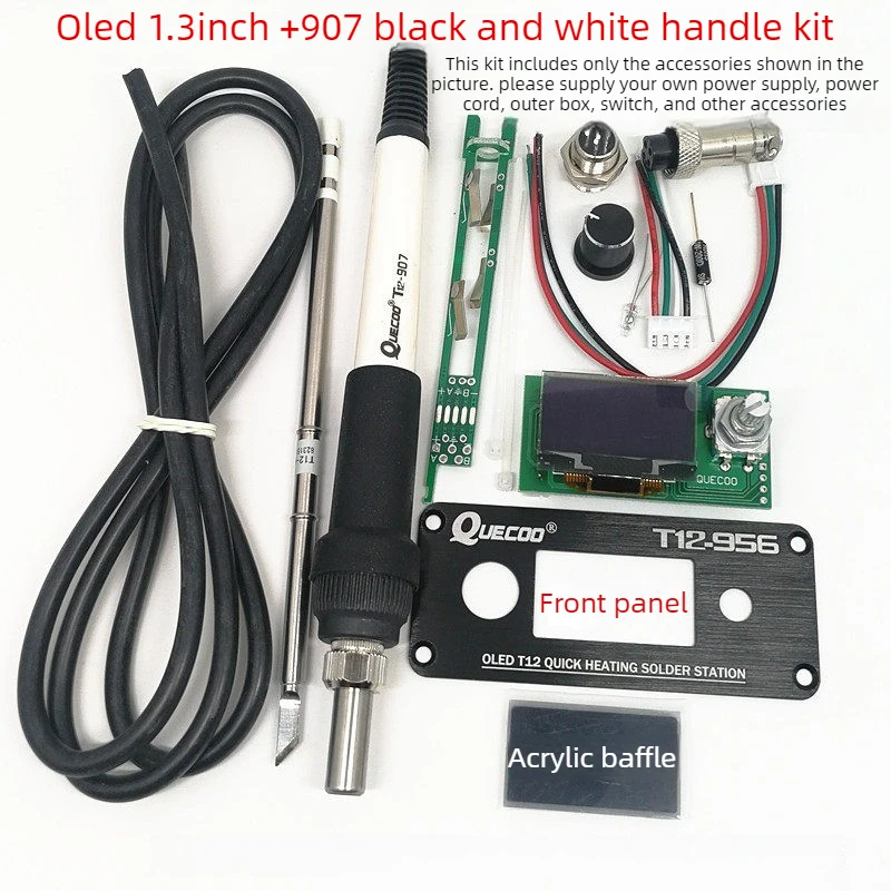 لوحة تحكم لمحطة لحام DIY مع شا - مراجعة T12 Soldering Station Oled وسعره