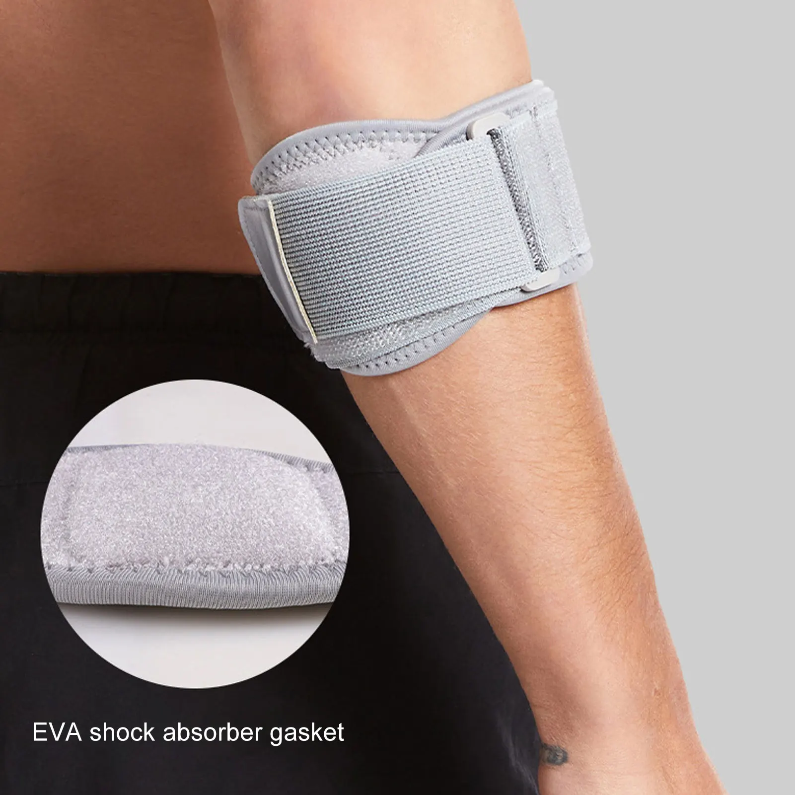 

1Piece Tennis Elbow Brace for Tendonitis - with Compression Pad Tennis & Golfer's Elbow Strap Band - Relieves Forearm Pain