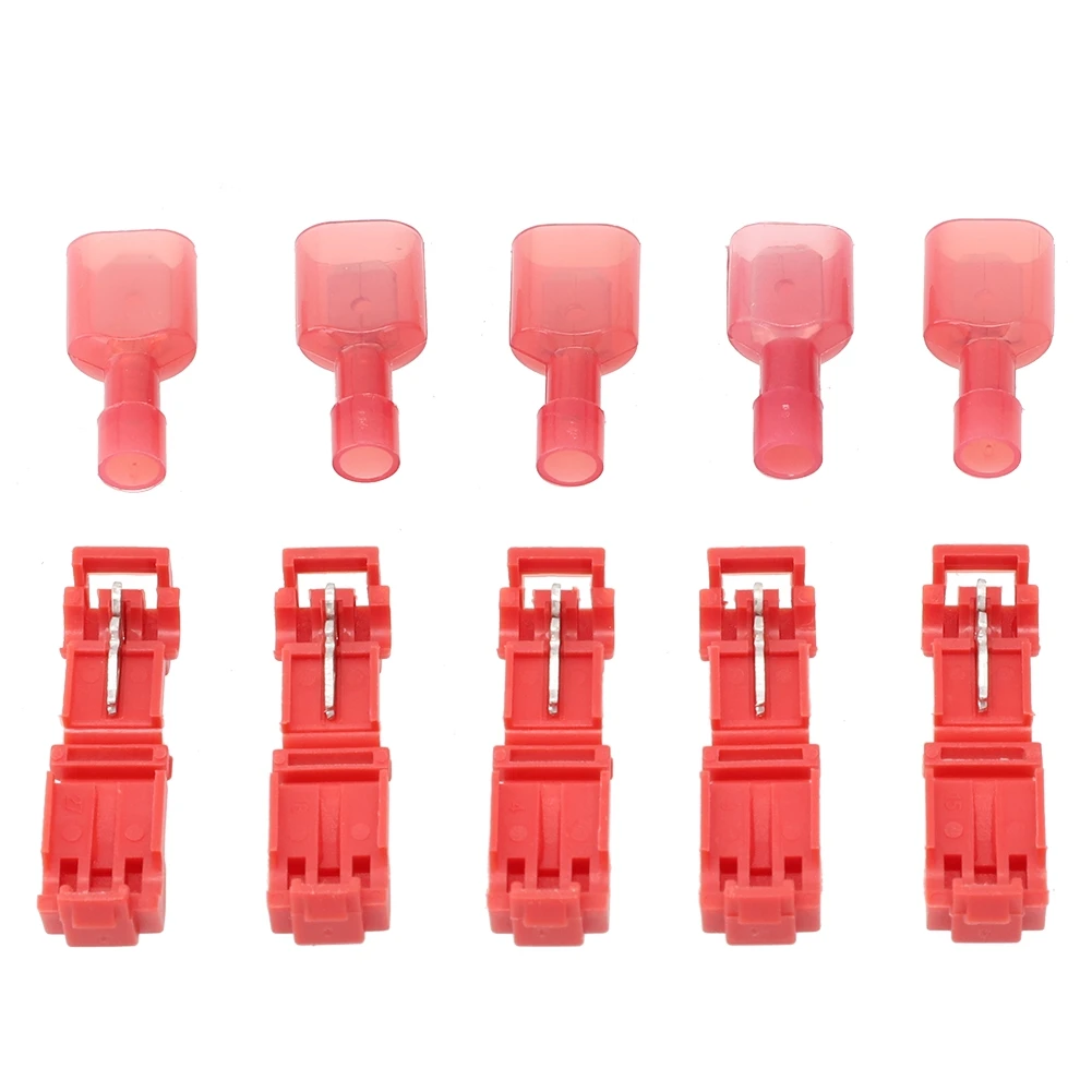 Splice Wire Connector Terminals PVC+brass Station Lawn Mower Wire 25*Male Spade Boundary Cable Connector Docking
