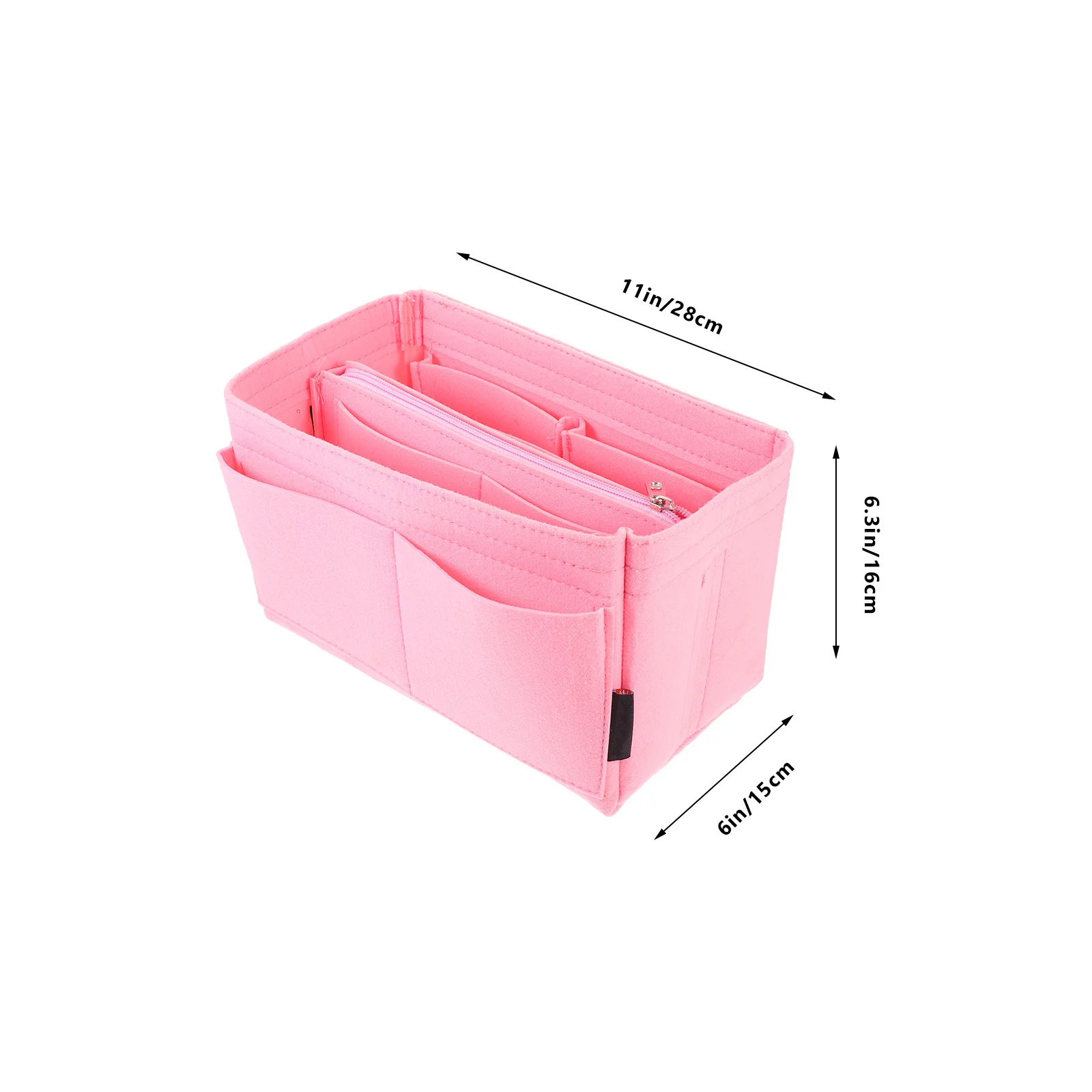 

1Pcs Felt Bag Multi-Functional Durable Makeup Storage Pouch Lightweight Organizer Pencil Pen Holder Felt Bag