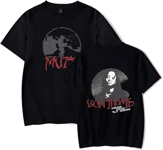 Футболки Leon Thomas MUTT Merch, женская одежда, модный повседневный топ с короткими рукавами