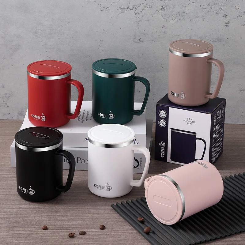 

304 Stainless Steel Mug, Student Dormitory Beverage Cup, Men's and Women's Household Water Cup, Office Coffee Cup
