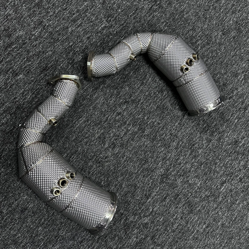 Stainless Steel Downpipe for S 2.9T 2019+ Exhaust System Performance Downpipe Muffler With OPF - view 3