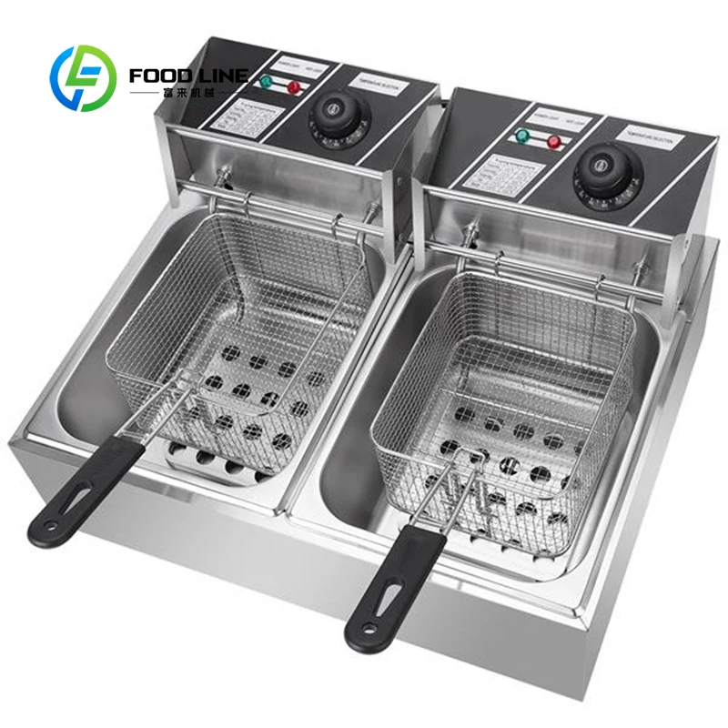 Easy to operate stainless steel pull commercial electric fryer corn dog fries fryer