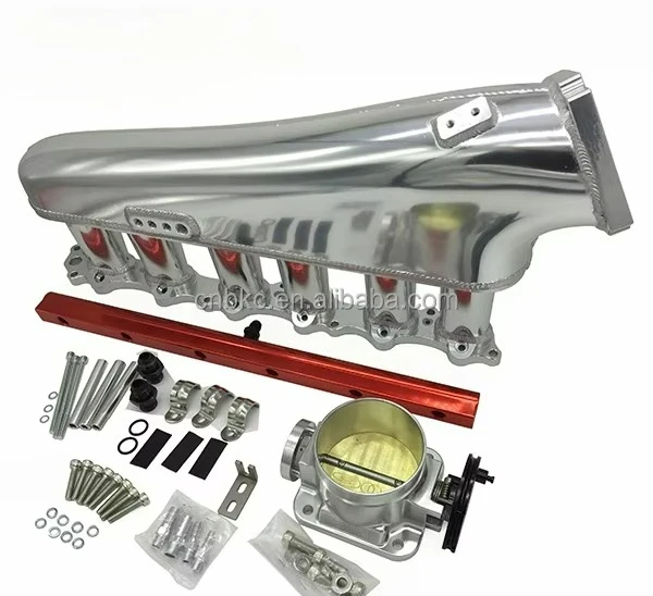 

BK-3122SSET 2JZ GTE Billet Intake Manifold with Fuel Rail and Throttle Body 90mm