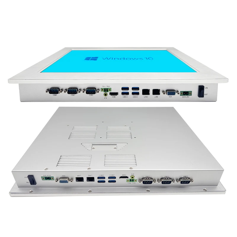 15' Inch Industrial Panel PC With 8th Gen 8565U Processor 8G DDR4 RAM 128G SSD  4  COM  4 USB 3.1