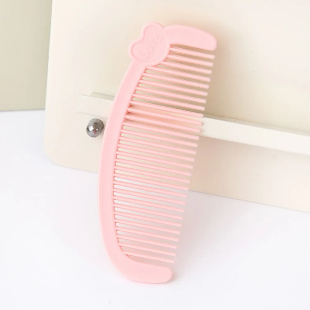 Child Daily Care Hair Care Mini Comb Love Portable Cute Hair Comb Candy Color Cute Kids Hair Brush Students