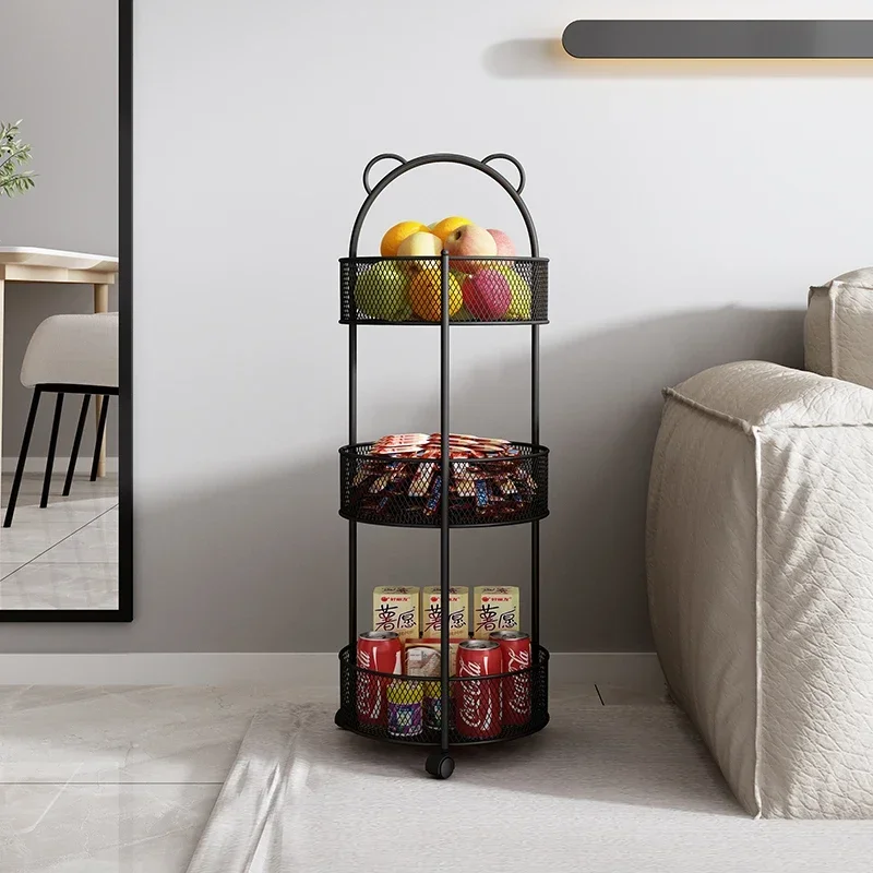 Скандинавская железная тарелка для фруктов, простая корзина для фруктов в гостиную, трехуровневая стойка для фруктов, корзина для хранения закусок и сухофруктов