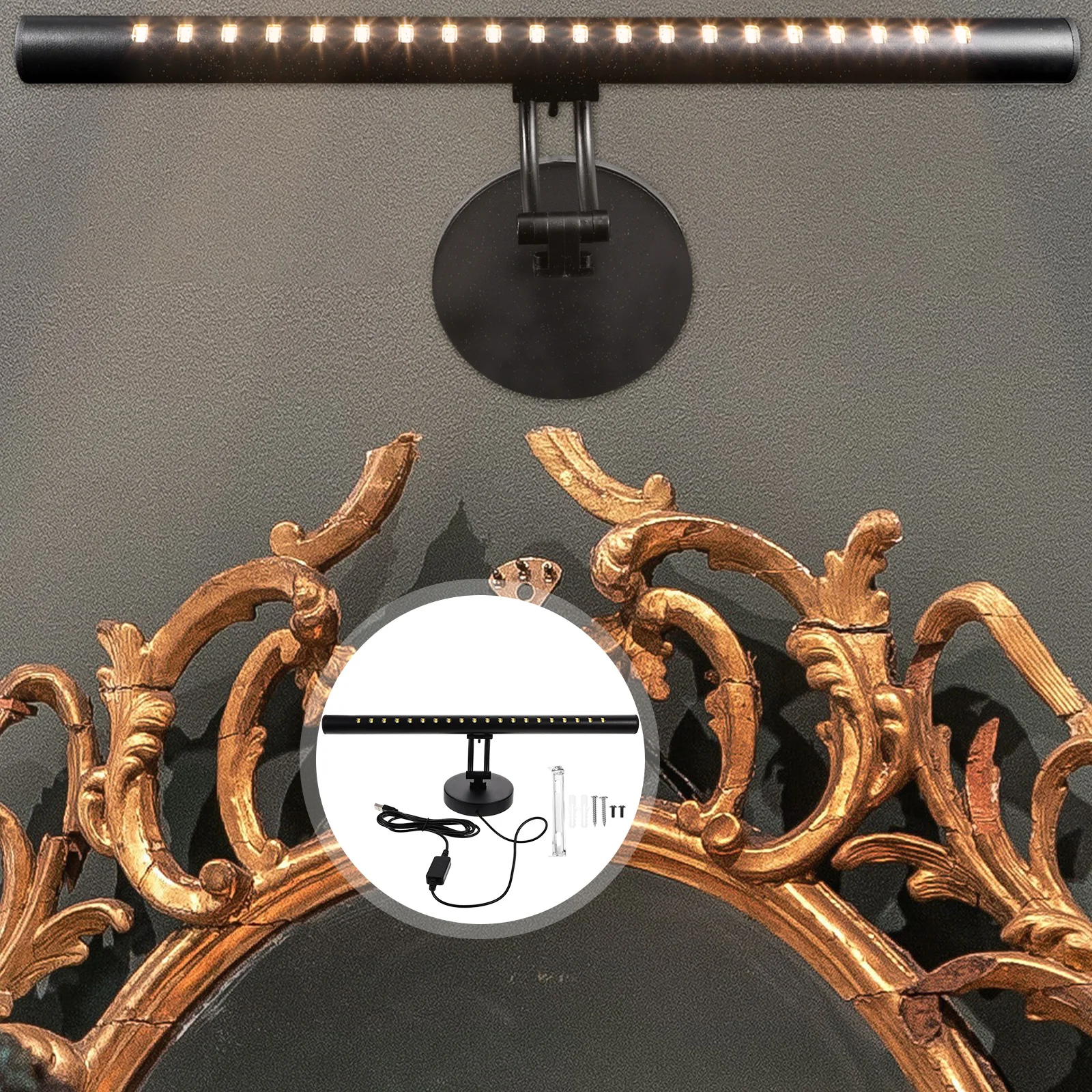 

Dimmable Led Mirror Light For Makeup Vanity Lights 3 Color Modes Dressing Table Wall Lamp Perfect Makeup Tool Home