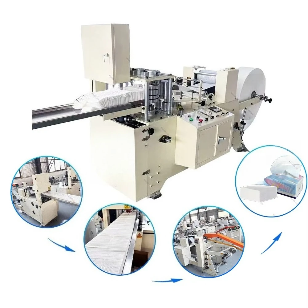 Automatic Tissue Napkin Paper Making Machine With Custom Logo Personalized Embossed Printing Equipment