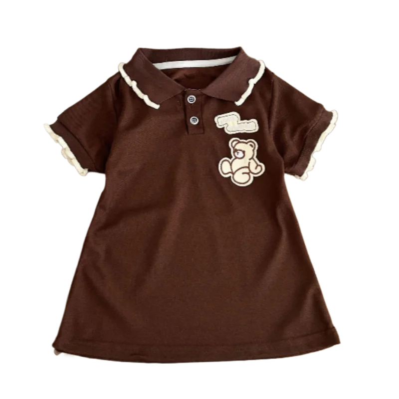 

New Summer Baby Girl Clothes Children Fashion Short Sleeved Dress Toddler Clothing Infant Casual Cartoon Costume Kids Sportswear