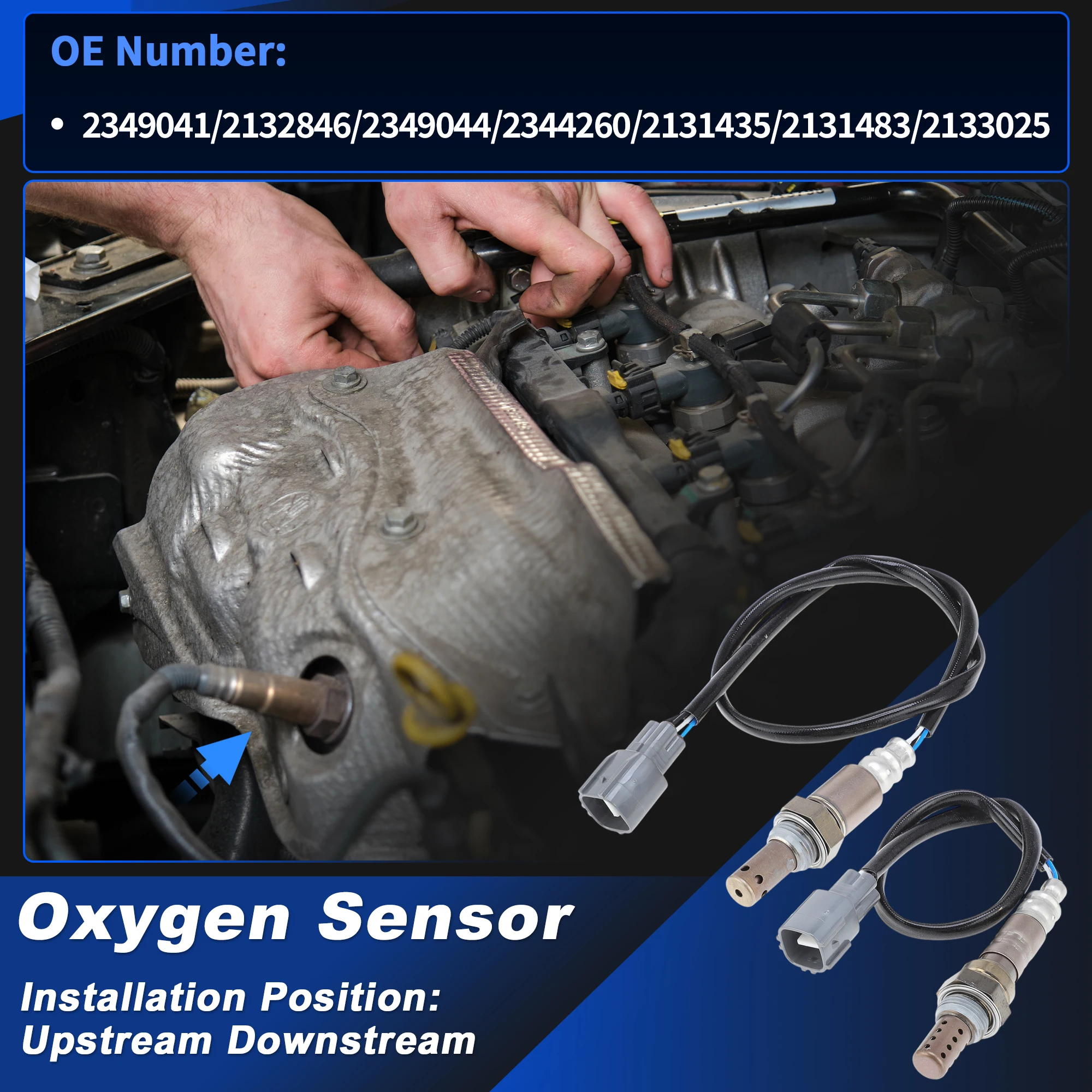 UXCELL Upstream Downstream Oxygen Sensor for Toyota Camry 2.4L 3.5L 2003-2011 2 Pcs