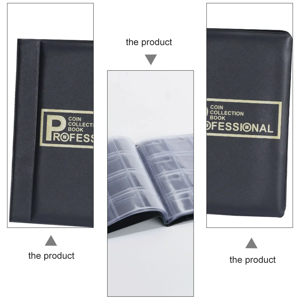 1pc Collection Album 120 Grids Imitation Durable Clear Texture For Coins Stamps Storage Organizer Holder Collecting