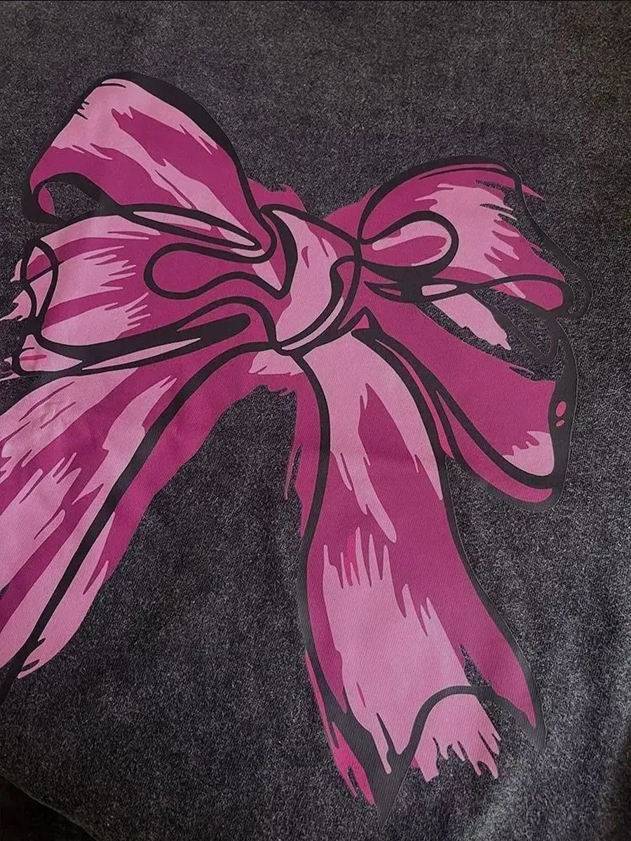 Sweet 100% Cotton Retro Washed Long-sleeved Heavyweight T-shirt