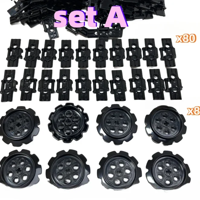 technology building blocks track chain  wheel spare parts package conveyor belt