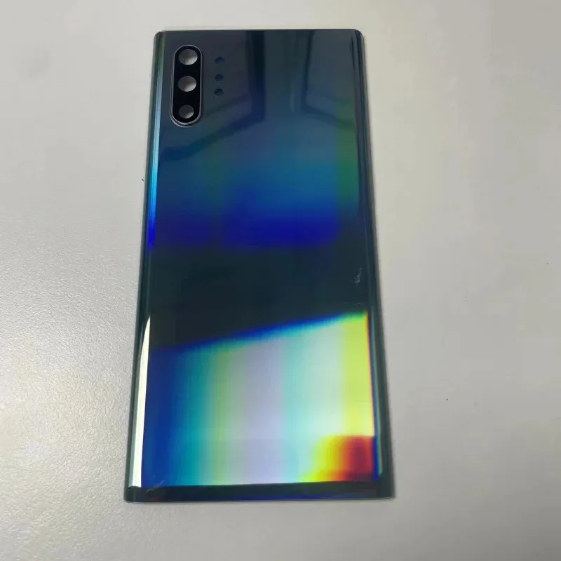 Задняя крышка аккумулятора для Samsung Galaxy note 10 n970f note 10 plus n975f 3D стеклянная панель корпус задней двери чехол объектив камеры Задняя крышка аккумулятора для Samsung Galaxy note 10 n970f note 10 plus n975f 3D стеклянная панель корпус задней двери чехол объектив камеры