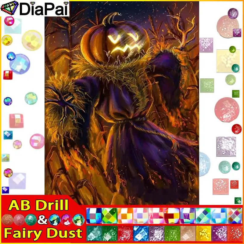 DIAPAI Fairy Dust AB Square/Round Drill 5D DIY Diamond Painting 