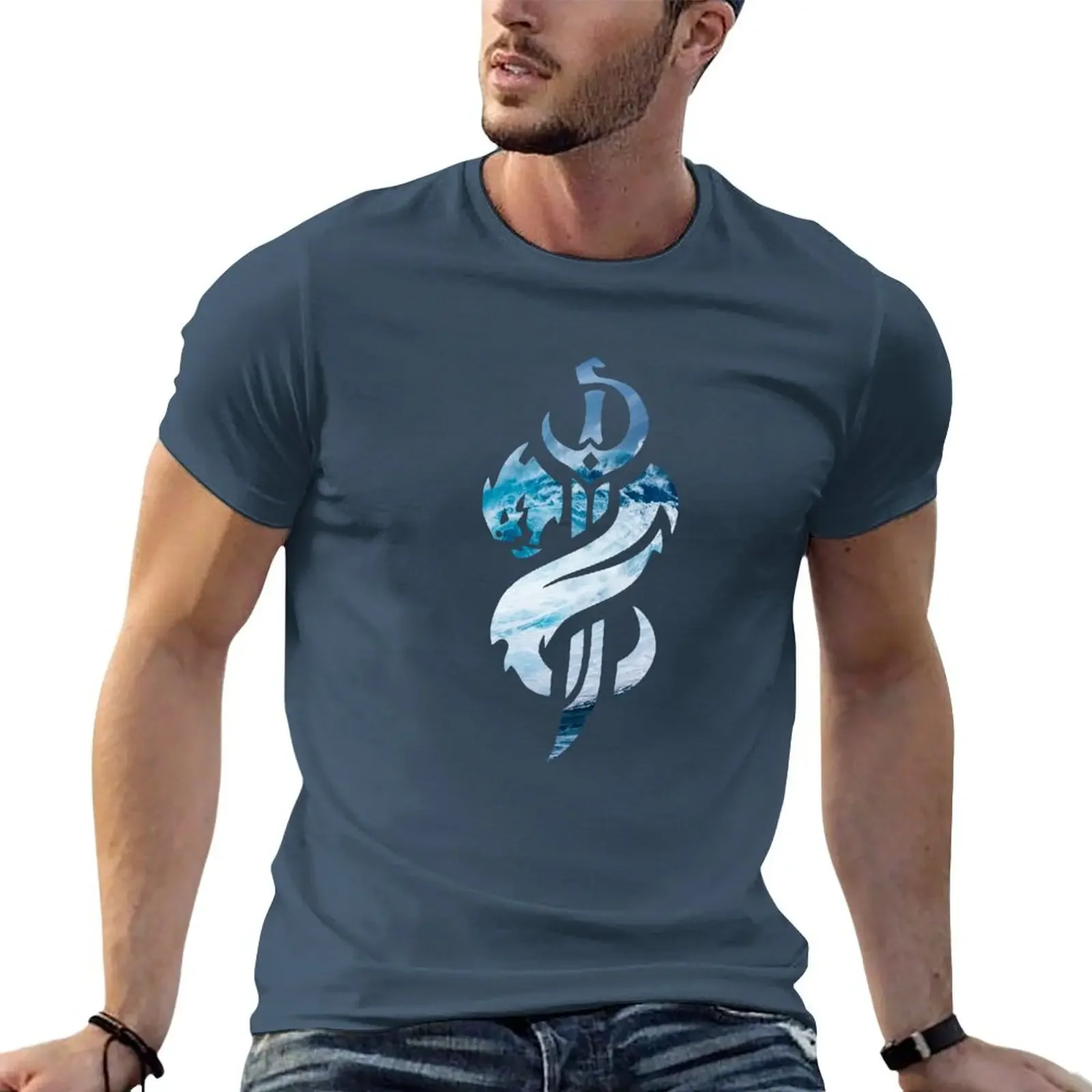 Tsunami Bilgewater Crest T-shirt blanks cute tops Men's cotton t-shirt